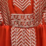 THML  Tangerine Embroidered Cut Out Dress Size Small Photo 5