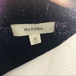 Merona Purple V-Neck Wool Blend Sweater Size XS Photo 2