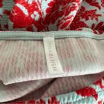 Pinkblush Paisley Midi Dress Rouched Red Size Small Photo 3