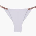 VIX Gi Solid Cheeky Cut Bikini Bottom, Size Large, $116 White Photo 1