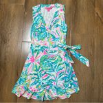 Lilly Pulitzer Rilla Wrap Romper in One in A Melon Multicolor Print Size XXS Photo 1
