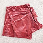 American Threads Wrap Velvet Maroon Purple Skort Photo 0
