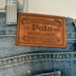 Polo Ralph Lauren Astor Slim Boyfriend Jeans paint splatter feather Womens 32 Blue Photo 3