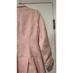 S'Edge Macy Tweed Mini Dress Light Pink Size Small NWT Faux Leather Details Photo 8