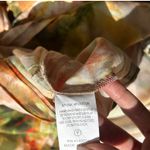 Marie Oliver Callie Belted Silk Cotton Mini Dress Garden Party Yellow Size 8 Photo 6