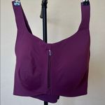 Knix‎ Catalyst Front Zip Sports Bra in Berry size 8 Purple Photo 1