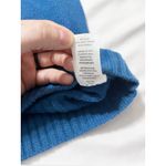 Rails ‎ Sasha Delft Blue Wool Cashmere Blend Mock Neck Knit Oversized Sweater XL Photo 7