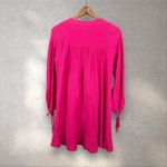 Natalie Martin ‎ Stevie Sasha Cotton Mini Dress in Pink Size S Boho Anthropologie Photo 3