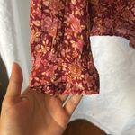 Lucky Brand  Floral Print Blouse Size Medium Photo 3