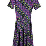 LuLaRoe  Amelia Women's Multicolor Circular Short Casual Dress Photo 0