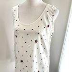 Badgley Mischka  Printed Nautical Polka Dot Tank Medium Crewneck Designer Photo 2