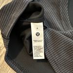 Lululemon Sz 8 Black Ribbed Softstreme Cropped Women’s Casual Workout Tank Top Photo 5