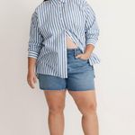 Madewell NWT The Plus Curvy Perfect Vintage Jean Short in Swanset Wash 18W Photo 0