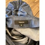 Padova Colombia kaftan denim jean balloon sleeve v neck boho resort Midi dress 6 Blue Photo 8