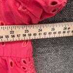 Torrid  Womens Blouse Size 4X Pink Eyelet Short‎ Sleeve Empire Waist Milkmaid Top Photo 10