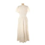 Anthropologie NWT Maeve Somerset Maxi in Ivory Eyelet Tiered Dress M Photo 5