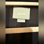 Maeve Anthropologie Ceycen Button Down Tunic Black Sz L Photo 4