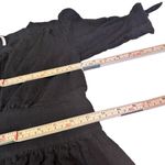 Free People  Love of My Life Black Midi Dress GUC Size Small Fit & Flare Boho Photo 12