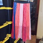 Maje  Jupiter Panelled Lace Skirt In Multicolor Size Small (1) Photo 3