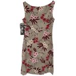 Donna Ricco NWT Y2K Babydoll Sleeveless Floral Linen Blend Dress Sz 8P Feminine Photo 1