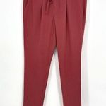 Banana Republic Suit Pants Women's Santa Fe Red Size X Small Pull On Drawstring Photo 0