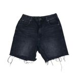 BDG Pull-On Baggy Denim Short Women Sz M Black Everyday Travel Gorpcore Gothcore Photo 4