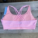 Southern Tide New Womens XL Sports Bra Pink Striped Nessa Skip Strappy Back Photo 0