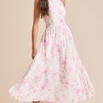 Altar'd State NEW Altar’d State Pink Floral Maxi Halter Dress Size Medium NWT Photo 0