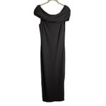 Reformation NEW  Josefina Knit Maxi Dress Sz Small Black Off the Shoulder Sweater Photo 6