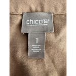 Chico's embroidered tan jacket Photo 1