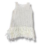 Anthropologie By Fringe Crochet Sweater Tunic Swim Cover - One Size Photo 1