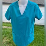 FIGS Teal Scrub Top Photo 0