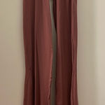 Free People  Good Karma Flare Leggings Mauve M/L Photo 0