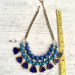 Jessica Simpson blue statement choker necklace Photo 6