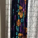 Wet Seal Purple and Yellow Floral Maxi Dress Photo 4