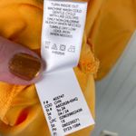 LOGO By Lori Goldstein  Cotton Modal & Poplin 3/4 Sleeve Top Size 1X Gold Yellow Photo 8