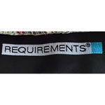 Requirements  Vintage Women's Tropical Skirt Zips on‎ the Side Size 12 26 1/2" Photo 2