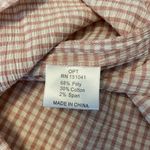 Revolve  x O.P.T. Athena Smocked Pink Gingham Ruffle Sleeve Midi Dress Size S Photo 9