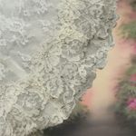 VINTAGE Lace Wedding Dress White Size undefined Photo 12