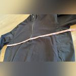 Athleta  Triumph Hybrid Half Zip Sweatshirt black size small Photo 7