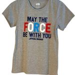 Star Wars  Shirt Gray May the force be with you T-shirt Size XS Photo 0