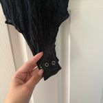 Sheer Black Lace Bodysuit Photo 4