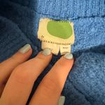 Anthropologie 💜  Fuzzy Bright Blue Sweater Photo 3
