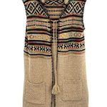 JODIFL Southwestern Boho Colorful Long Knit Sweater Vest Cardigan Photo 0
