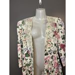 Vintage Atina By Karon Crosby Dress Womens 8 White Floral Lace Collar Midi Photo 11