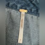 Free People Blue Cream Wrap Mini Skirt Photo 8