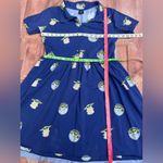 Hot Topic Cakeworthy Star Wars the Mandalorian Grogu Blue Baby yoda button up dress Photo 6