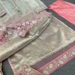 New pakistani indian Designer 3pc suit Multiple Size L Photo 11