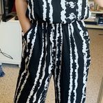 TJ Maxx Black & White Jumpsuit Photo 0