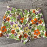 ZARA  floral shorts Photo 1